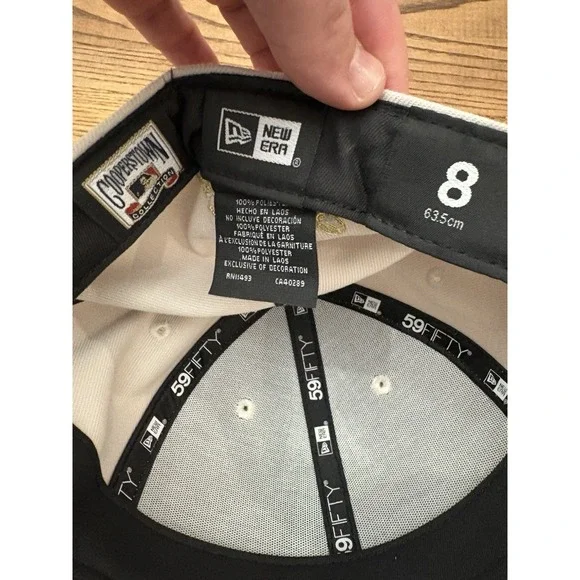 Vintage Arizona Diamondbacks 2001 World Series Hat New Era Size 8 NWT - Picture 5 of 6